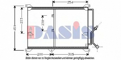 AKS DASIS 122870n -  Конденсатор, кондиционер